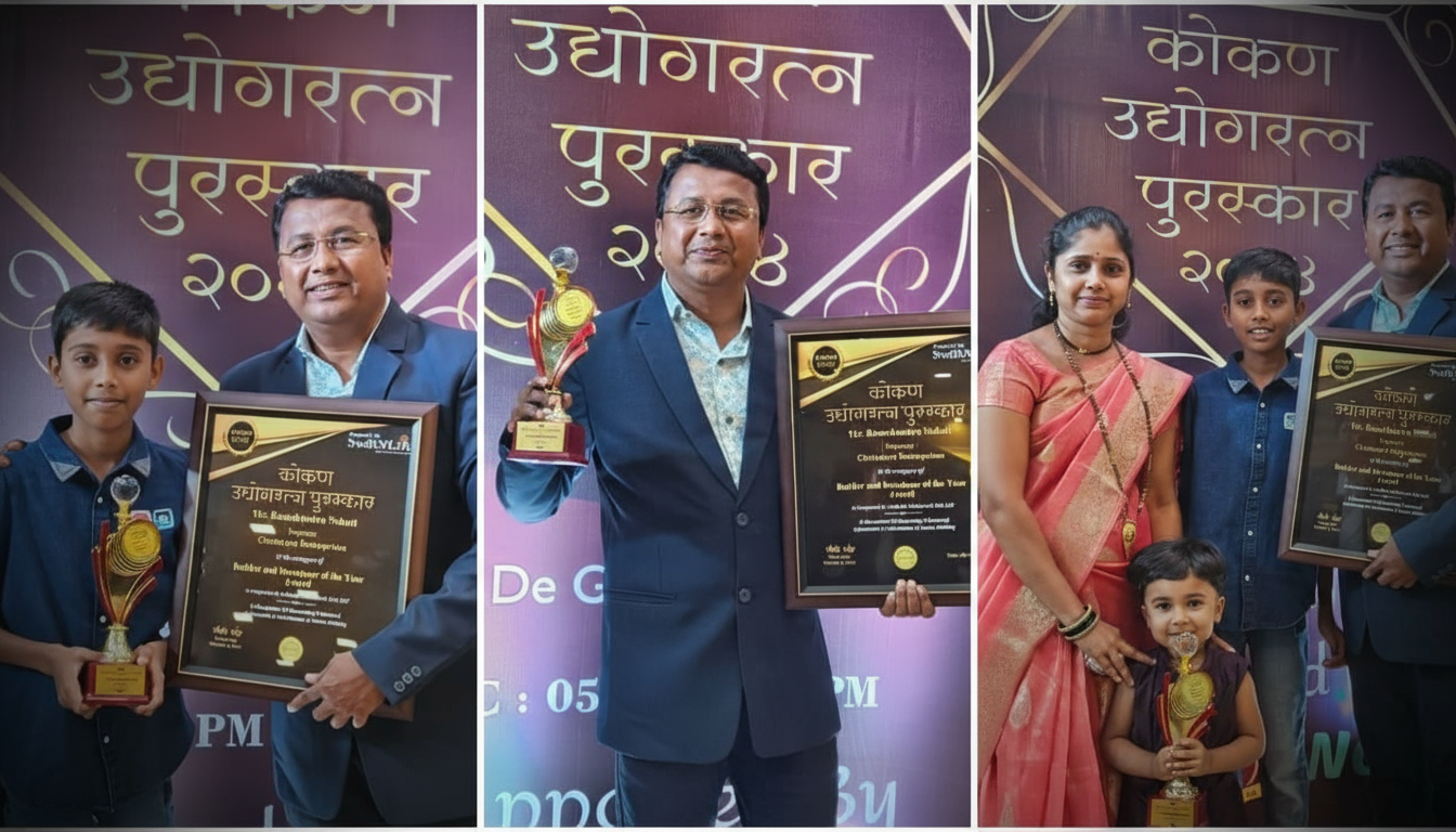 Modern skyscraper at dusk